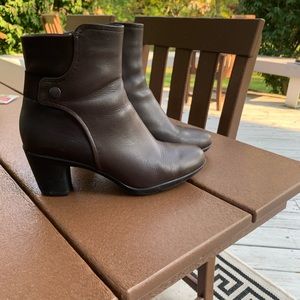 Clark’s Artisan Leather Ankle Boot